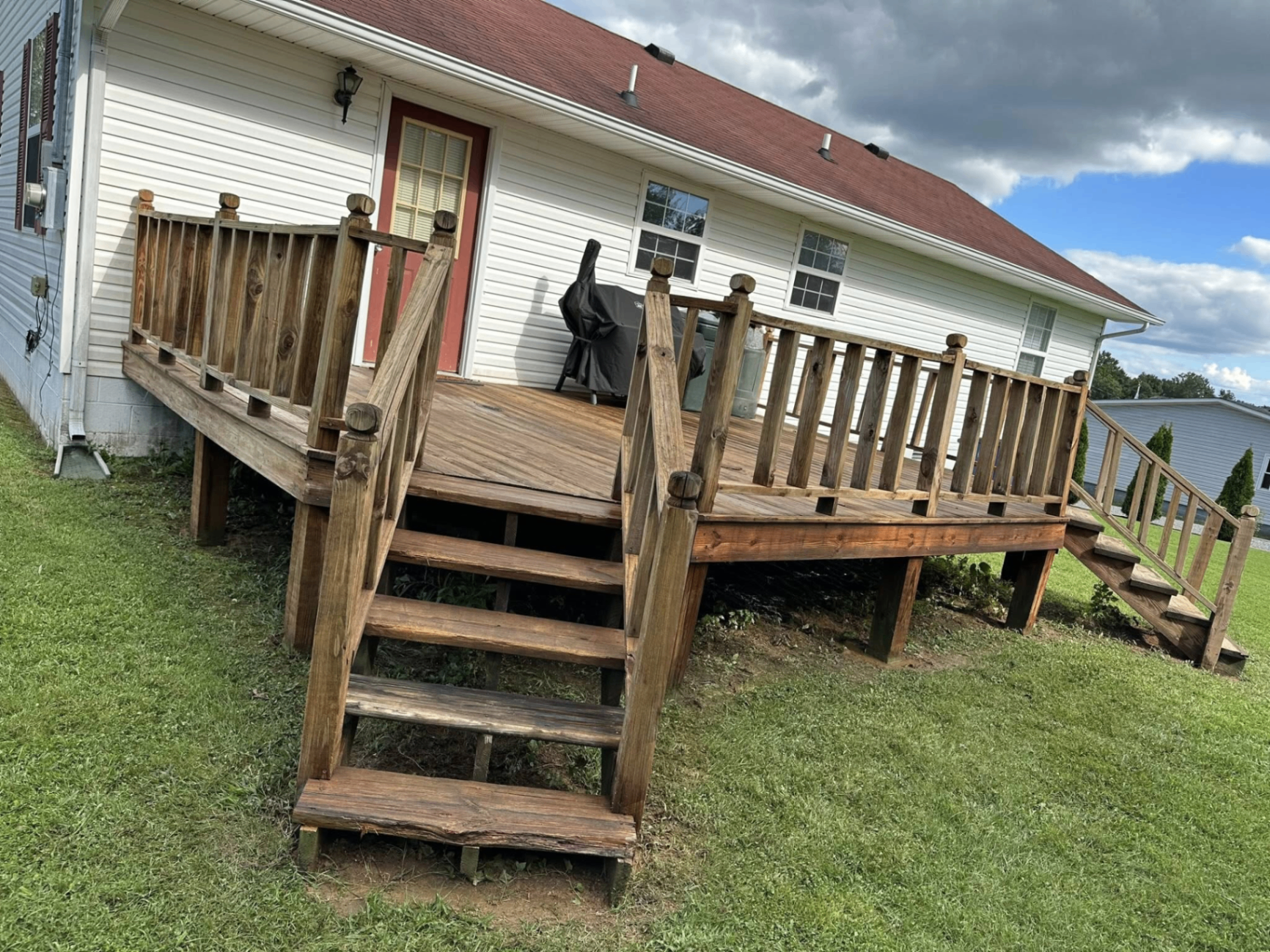 After — Deck cleaning & restoration