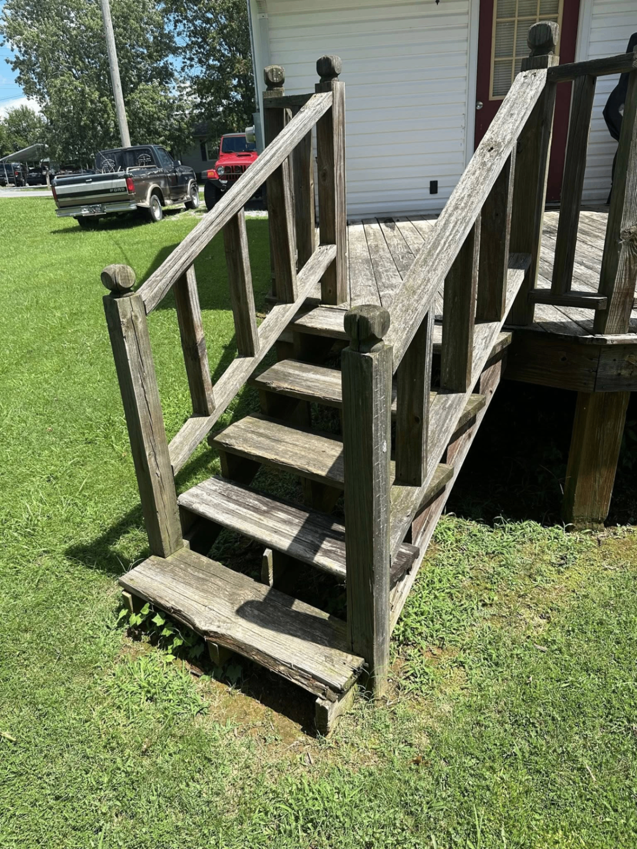 Before — Deck cleaning & restoration