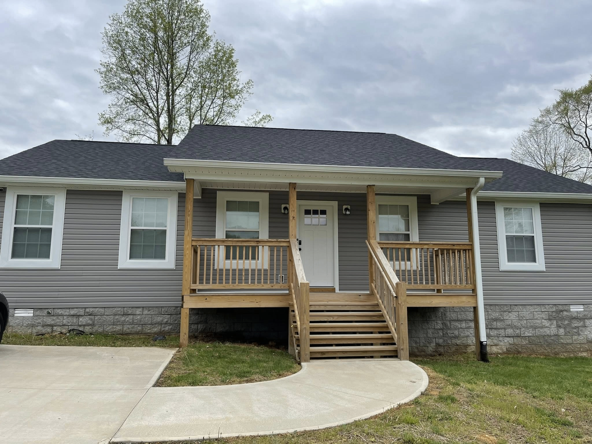 New construction house wash